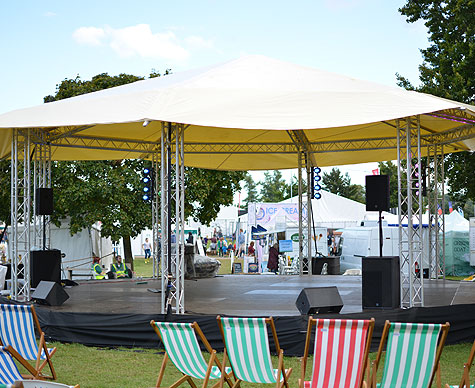 10m bandstand stage at CountryFile Live.